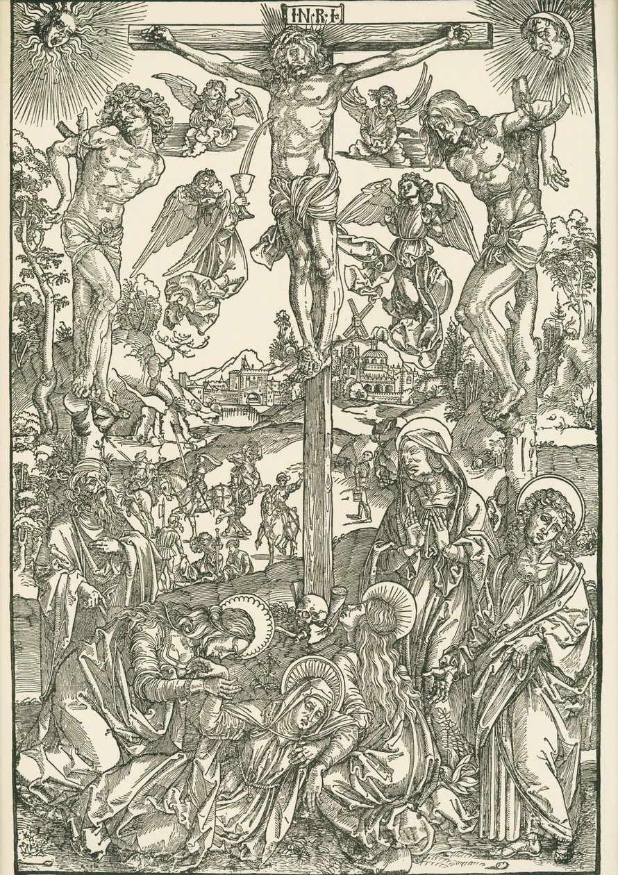 Crucifixion (The Great Calvary) by Albrecht Dürer or Duerer