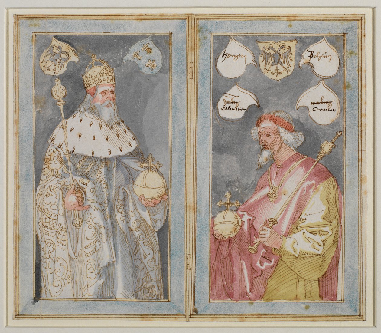 Emperors Charlemagne and Sigismund by Albrecht Dürer