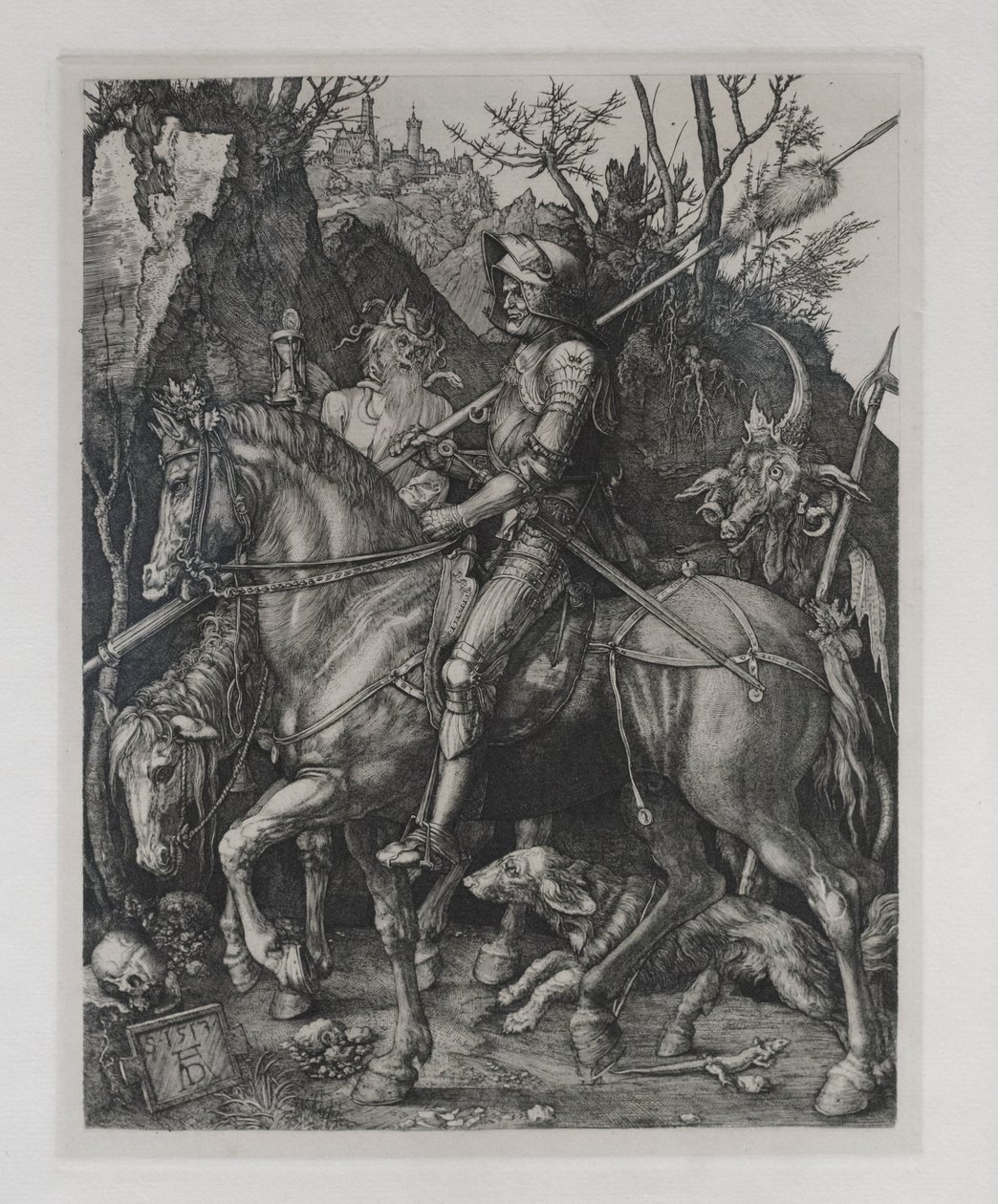 Knight, Death and the Devil by Albrecht Dürer or Duerer