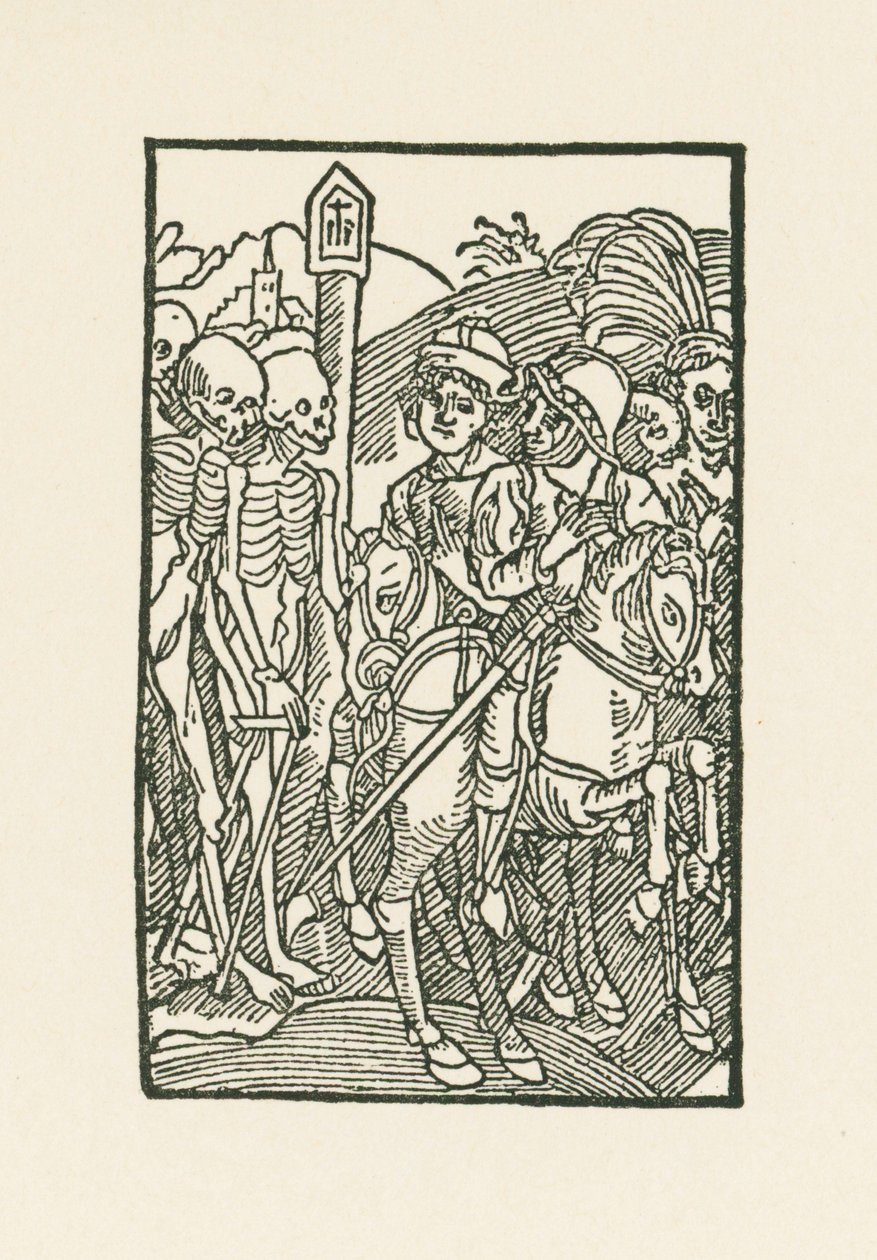 Meeting Between the Living and the Dead by Albrecht Dürer or Duerer