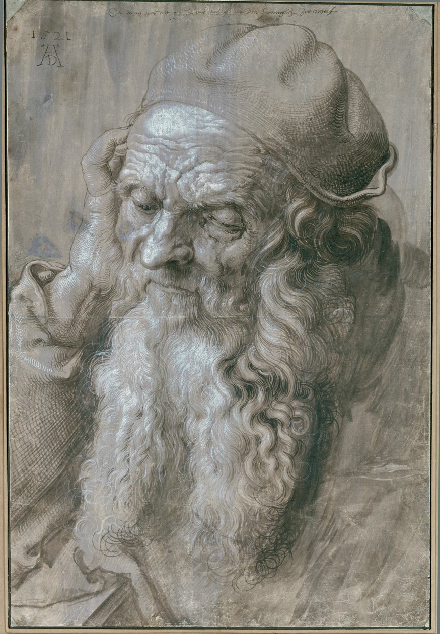 Old Man - Study for a saint by Albrecht Dürer or Duerer