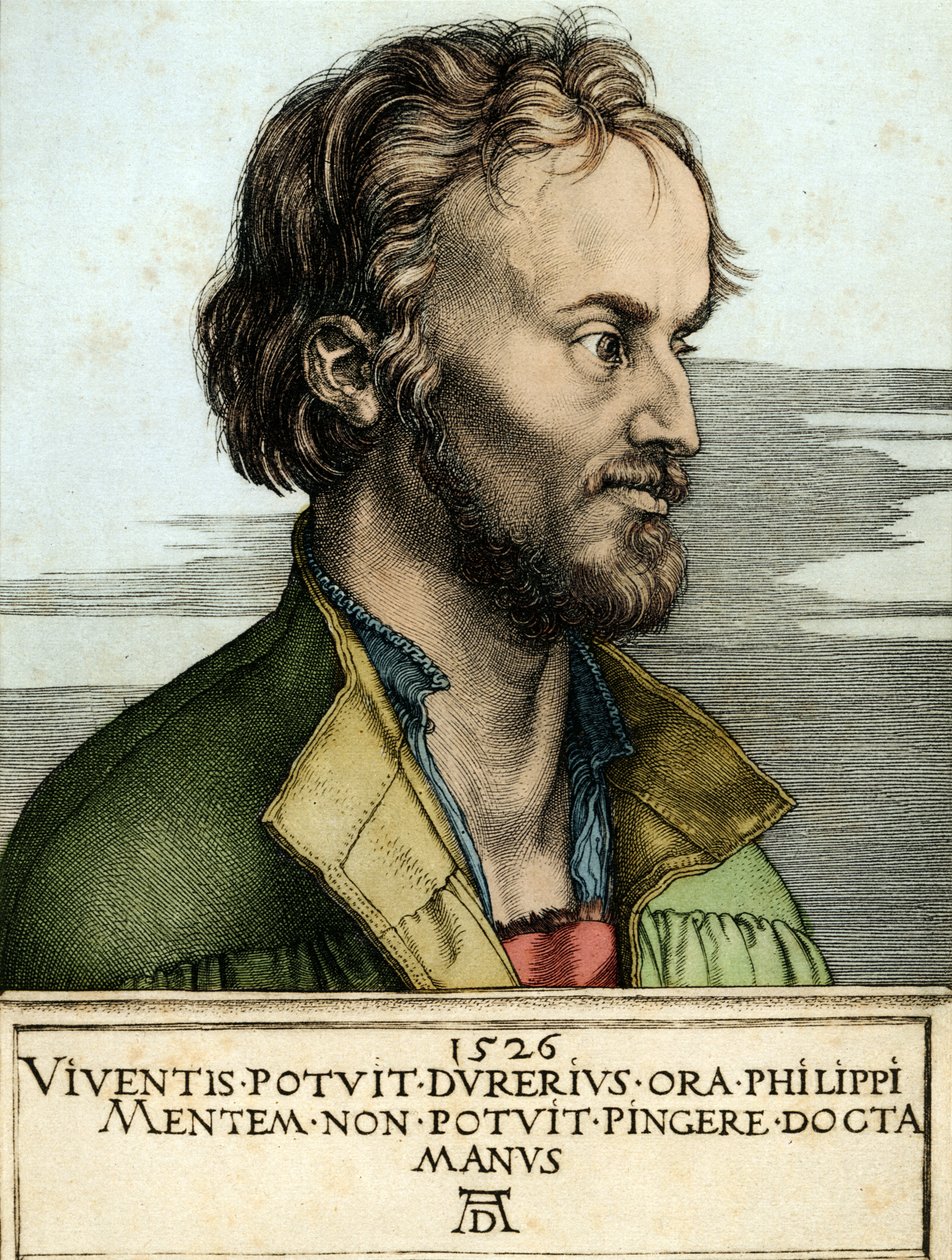 Portrait of Filippo Melanchthon by Albrecht Dürer