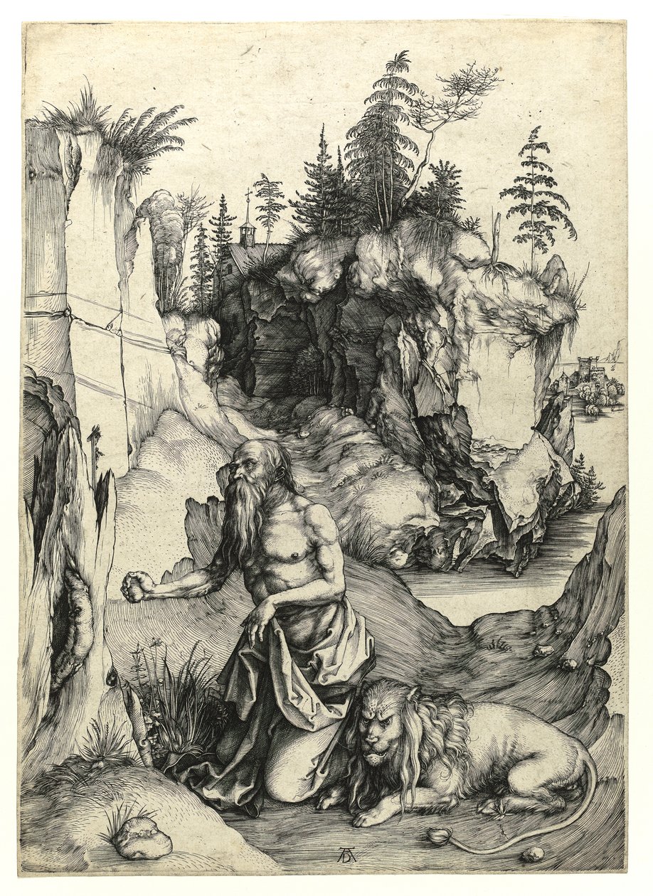 Saint Jerome penitent by Albrecht Dürer
