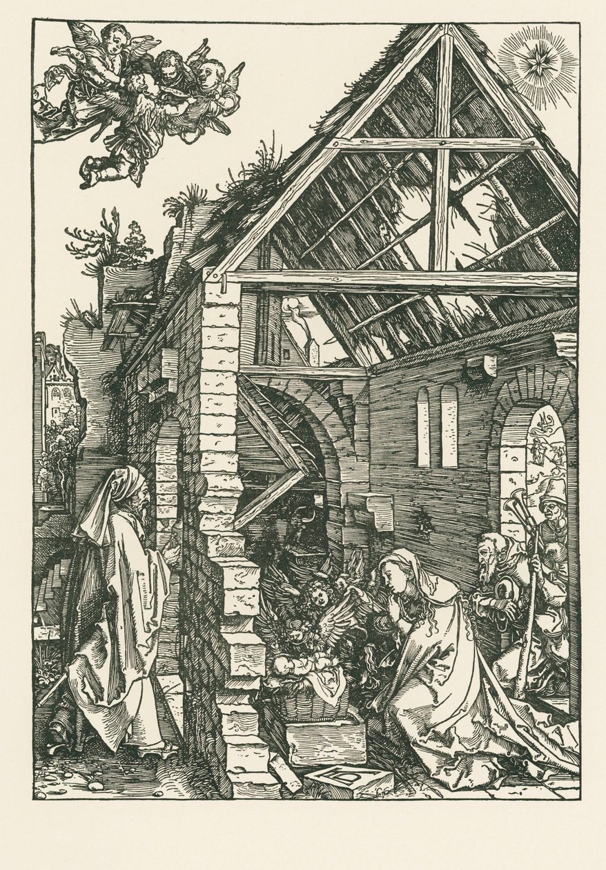 The Adoration of the Shepherds by Albrecht Dürer or Duerer