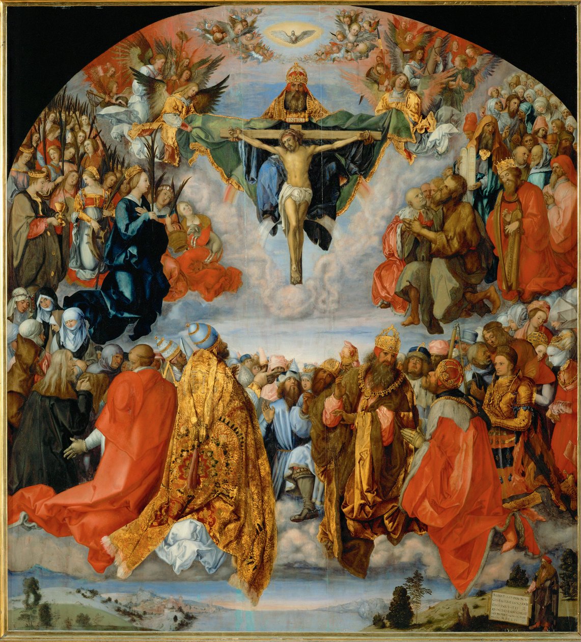 The Adoration of the Trinity with Duerer