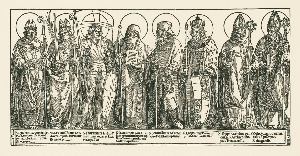 The Austrian Saints by Albrecht Dürer or Duerer