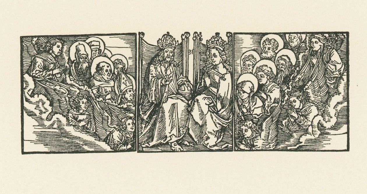 The Coronation of the Virgin by Albrecht Dürer or Duerer
