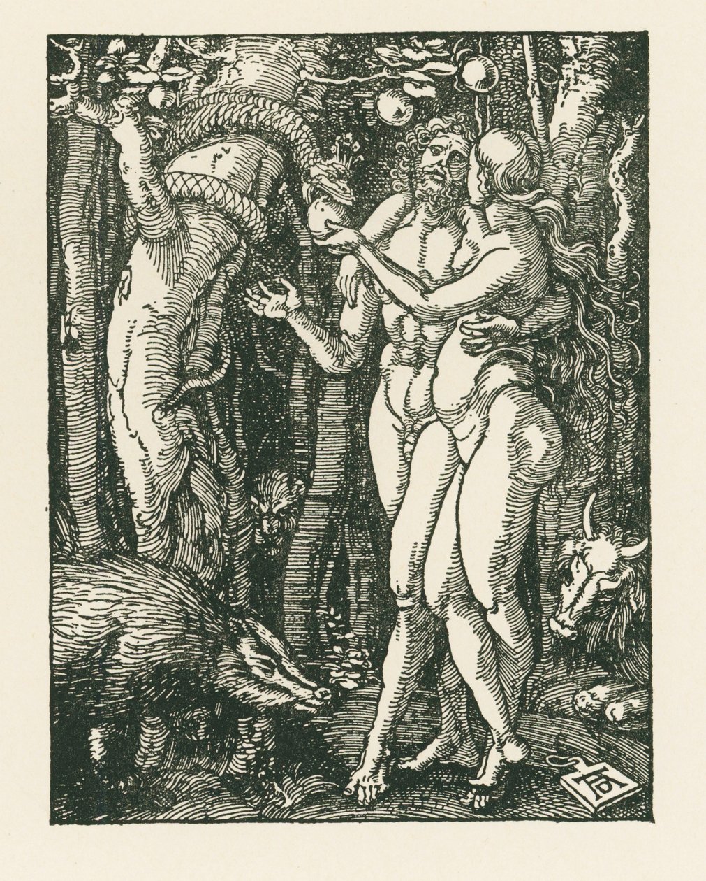 The Fall of Man, c.1510 by Albrecht Dürer or Duerer