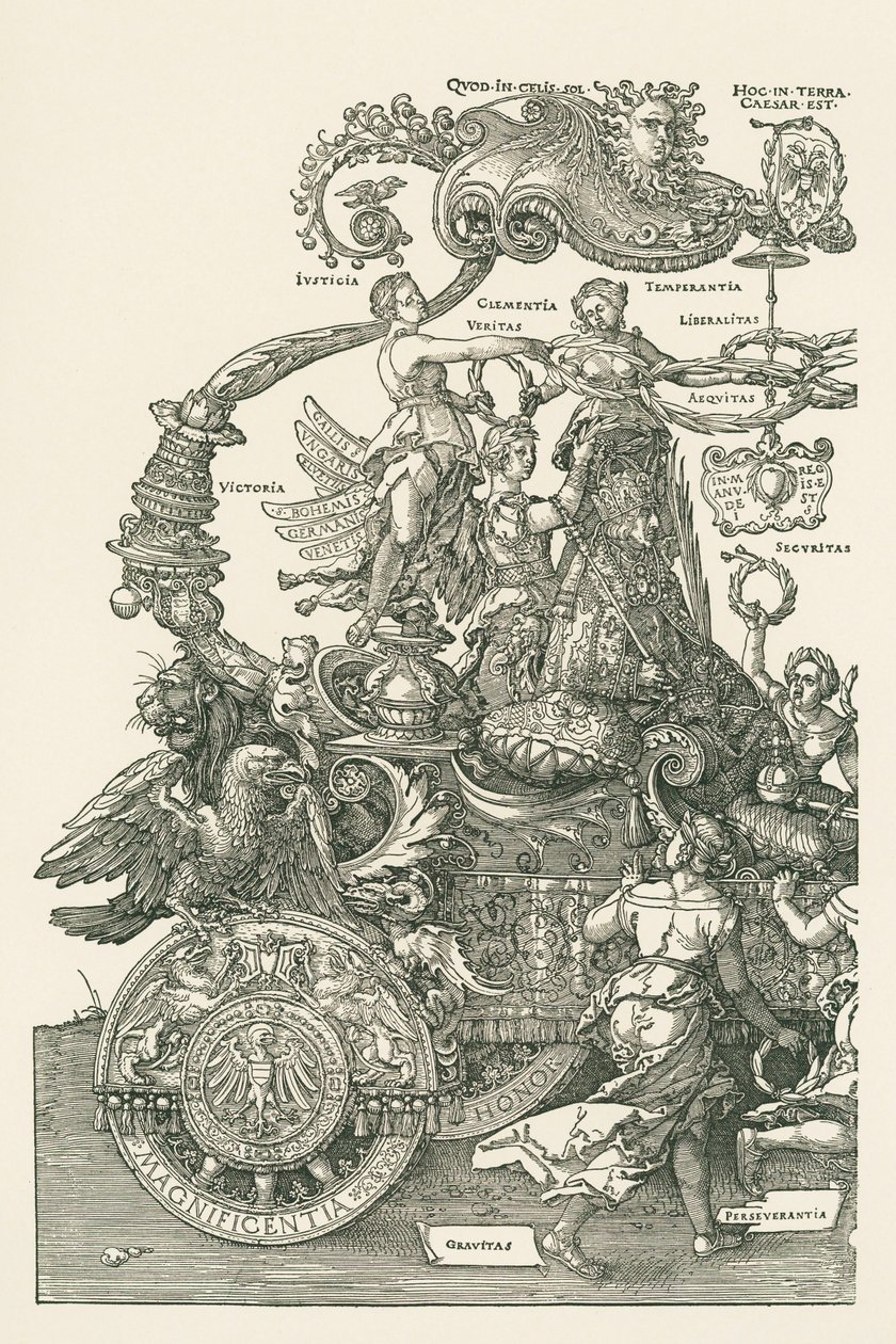 The Great Triumphal Car by Albrecht Dürer or Duerer
