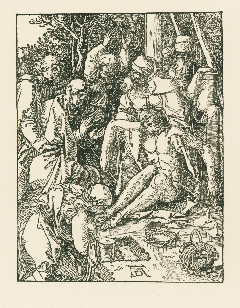 The Lamentation for Christ by Albrecht Dürer or Duerer