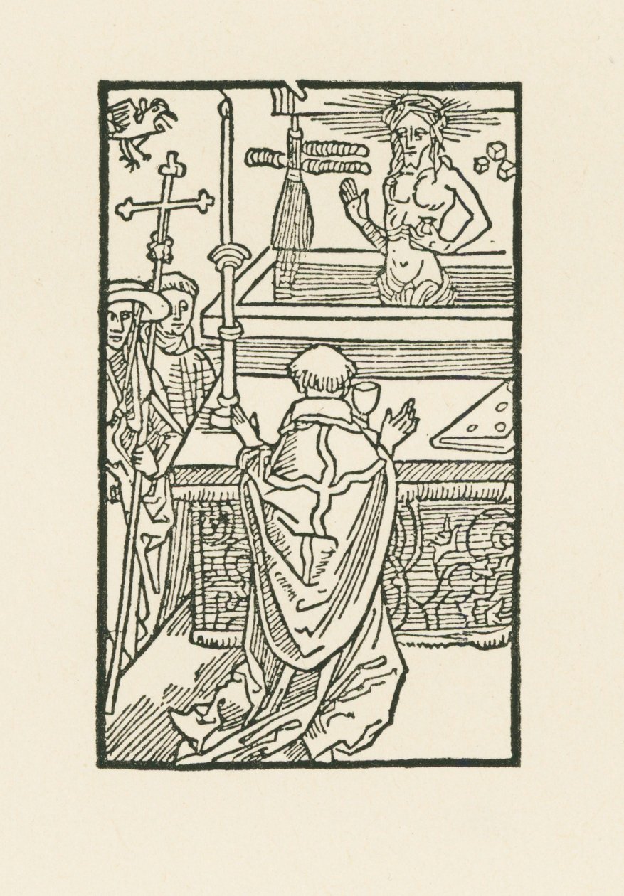 The Mass of Saint Gregory by Albrecht Dürer or Duerer