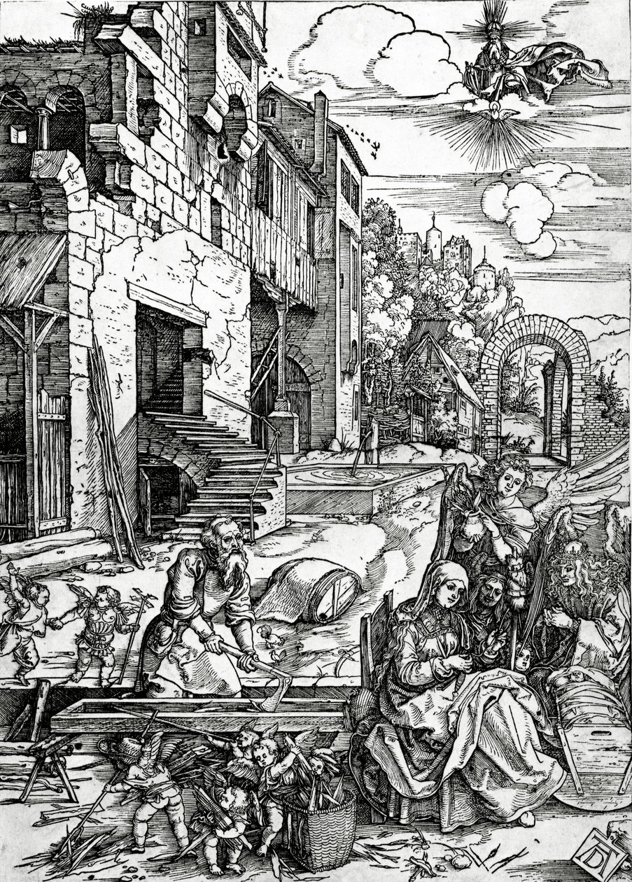 The Rest on the Flight into Egypt by Albrecht Dürer