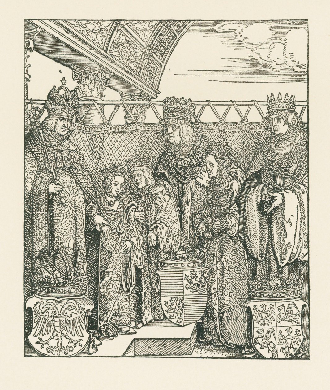 Triumphal Arch for Emperor Maximilian I by Albrecht Dürer or Duerer