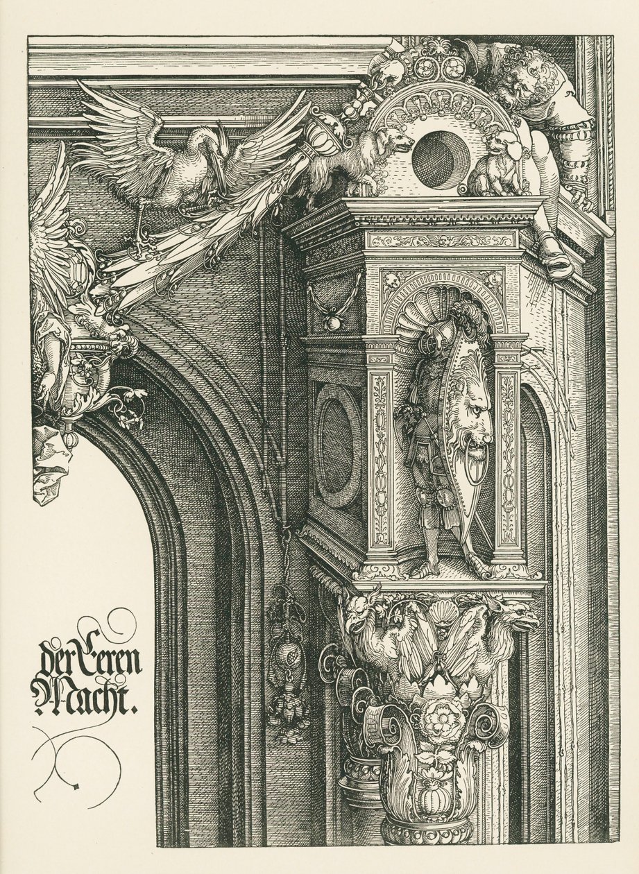 Triumphal Arch for Emperor Maximilian I by Albrecht Dürer or Duerer