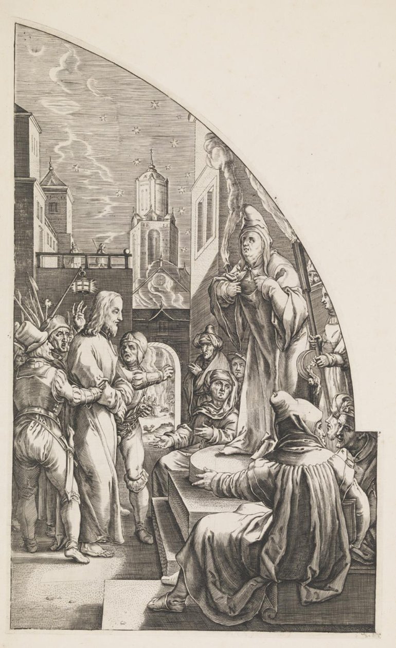 Christ before Caiaphas by Albrecht von Horn