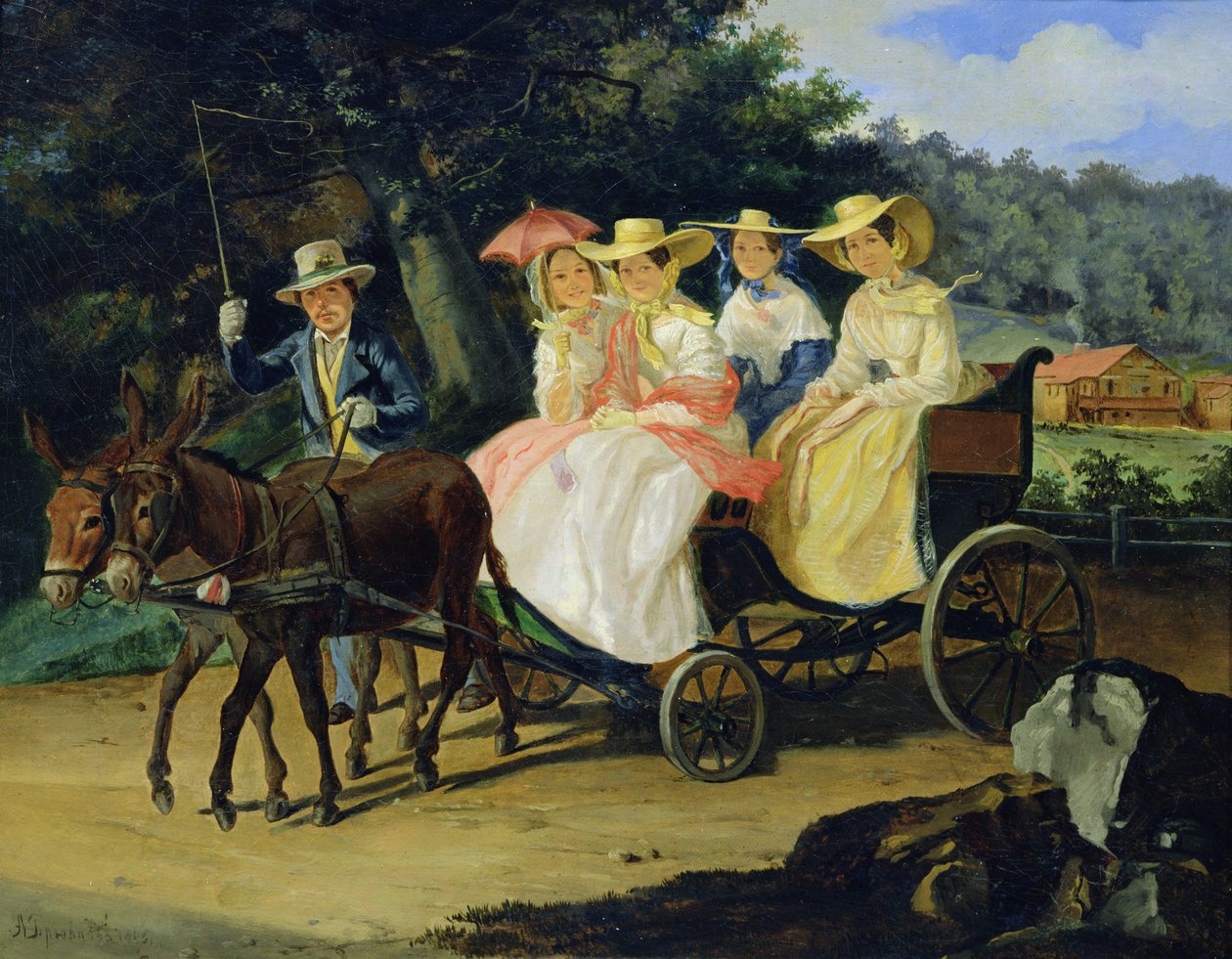 A Run, 1845-46 by Aleksandr Pavlovich Bryullov