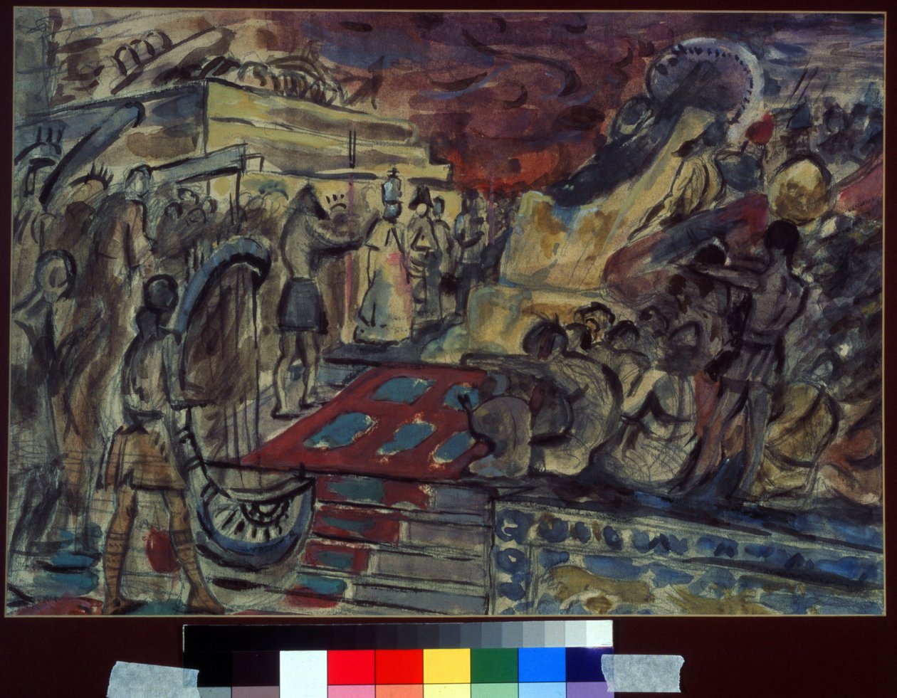 Stage Design for the Opera Sadko by N. Rimsky-Korsakov by Aleksandr Jakovlevic Golovin