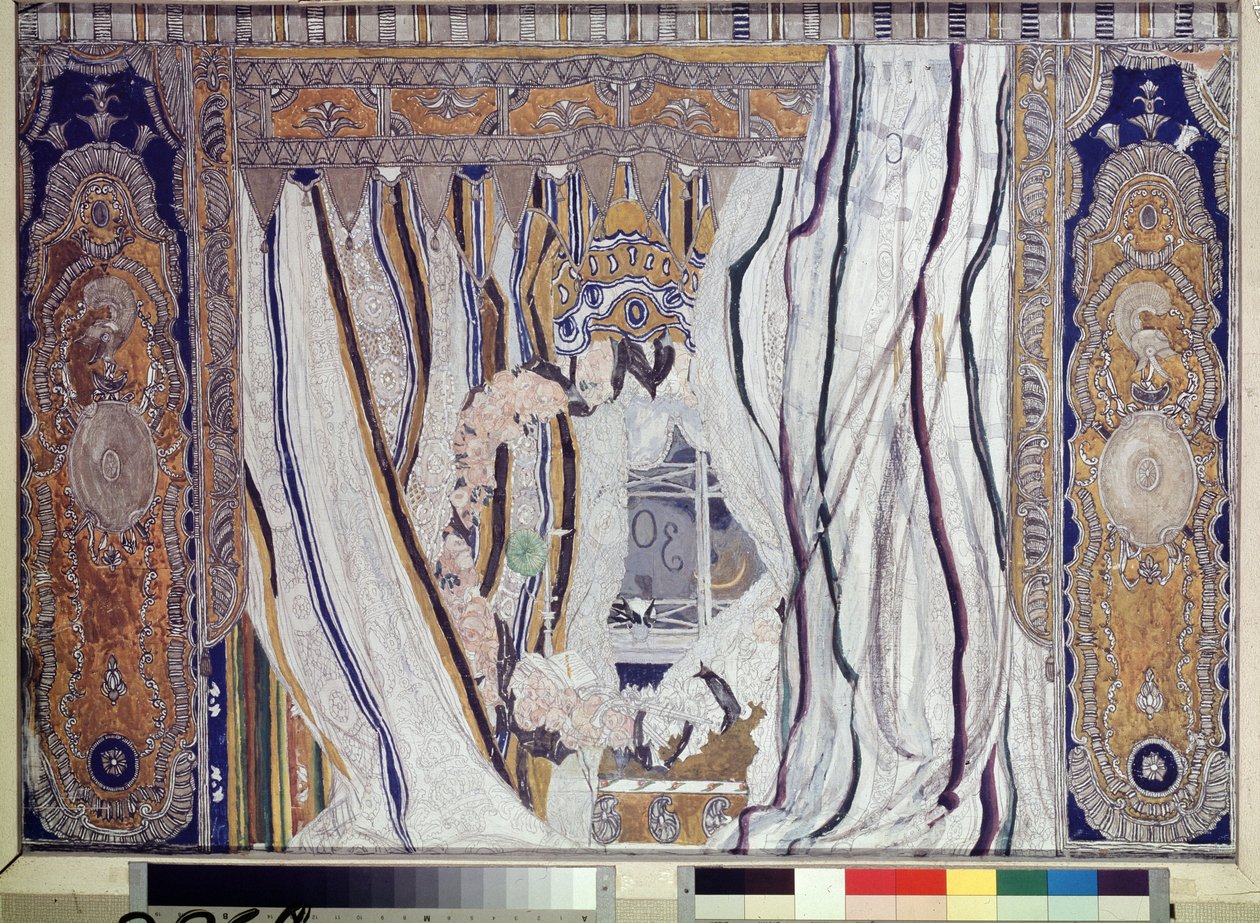 Design of Curtain for the Opera Eugene Onegin by P. Tchaikovsky by Aleksandr Jakovlevic Golovin