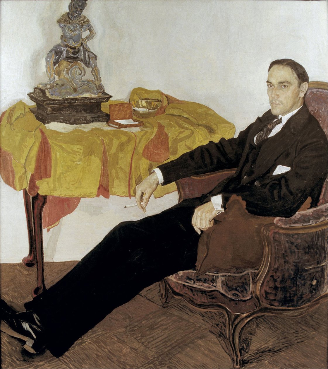 Portrait of Michail Ivanovich Tereshchenko by Aleksandr Jakovlevic Golovin