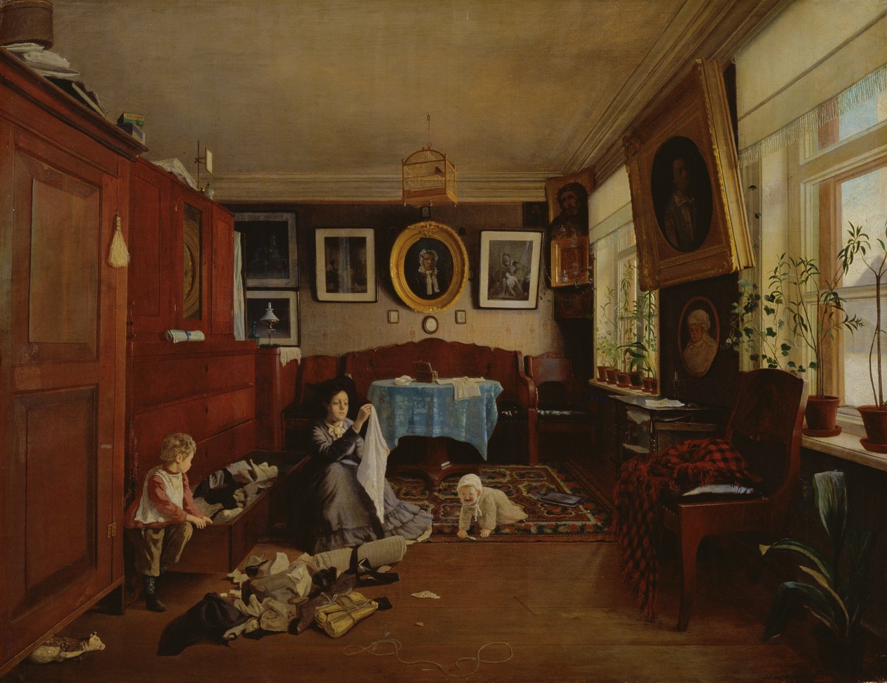 Interior by Aleksei Alekseevich Bobrov
