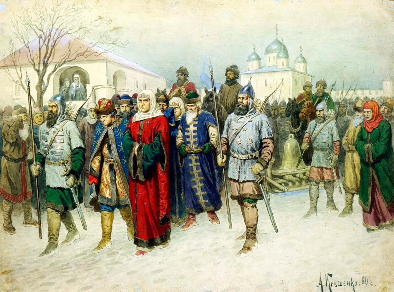 Martha the Mayoress Escorted to Moscow by Aleksey Kivshenko