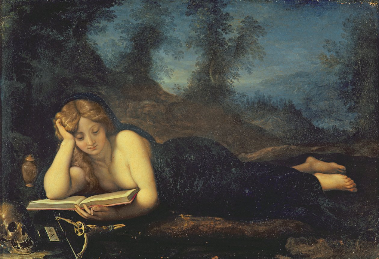 Mary Magdalene in the Desert by Alessandro Allori