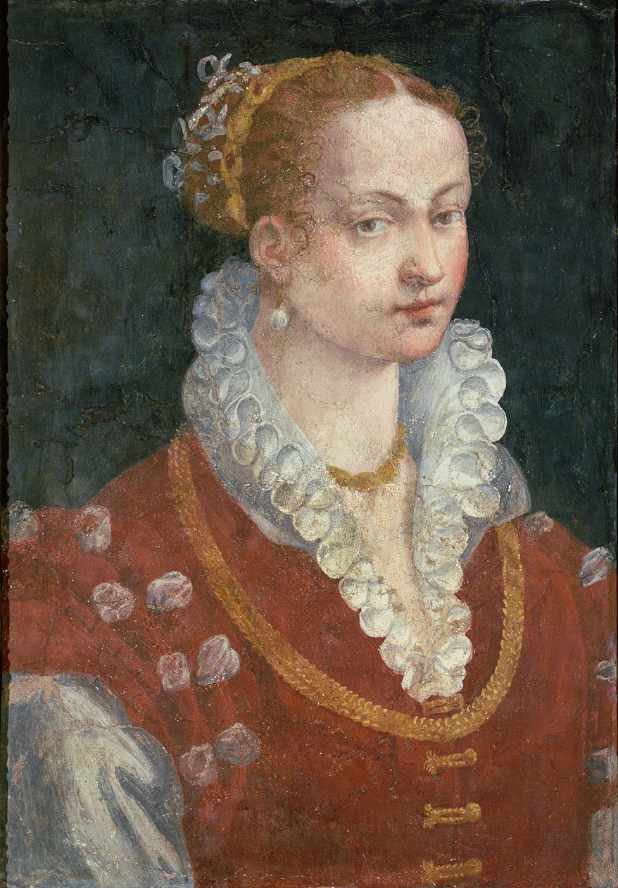 Portrait of Bianca Cappello, Wife of Francesco de Medici, Grand Duke of Tuscany by Alessandro Allori