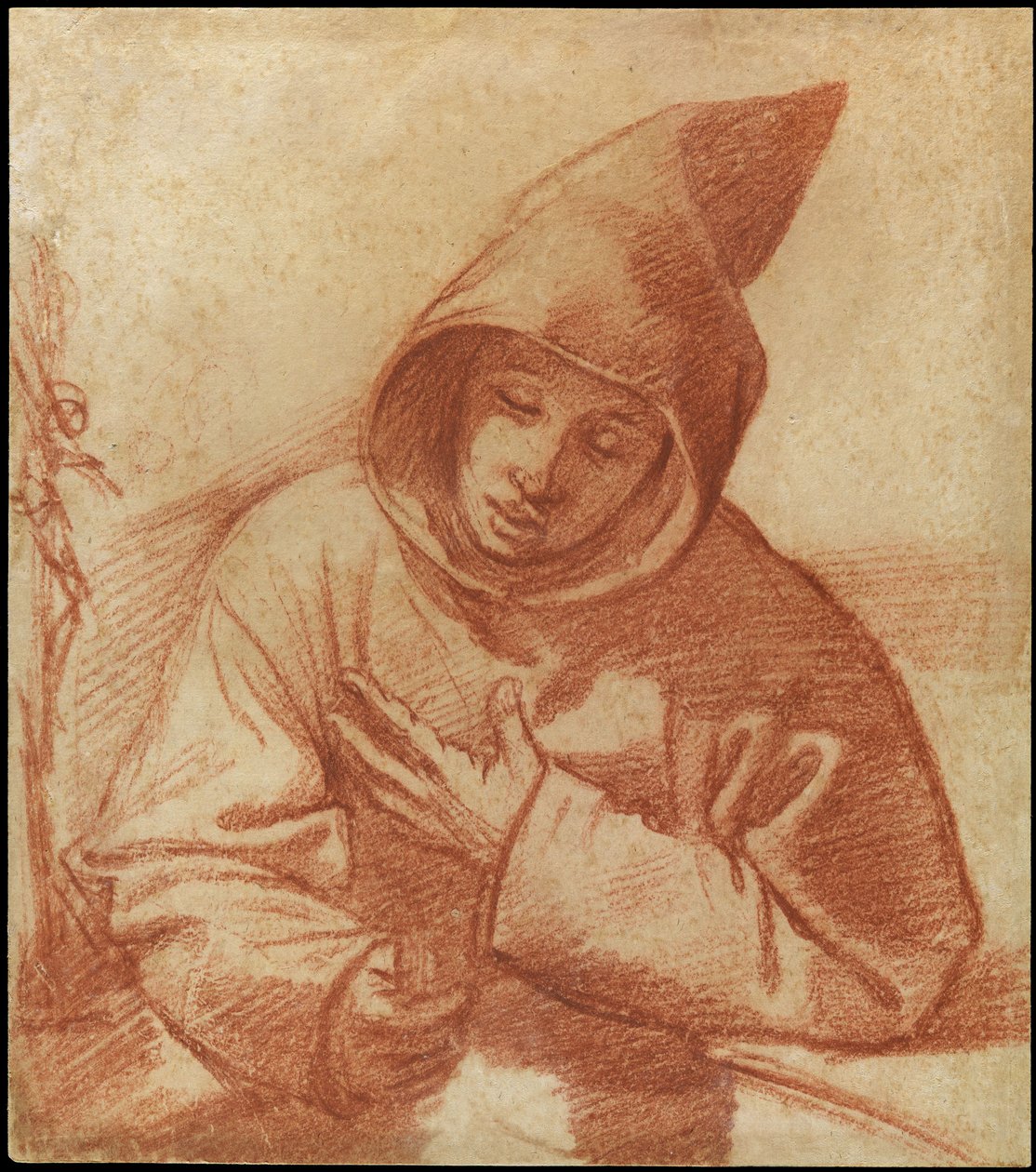 A Friar Praying by Alessandro Tiarini
