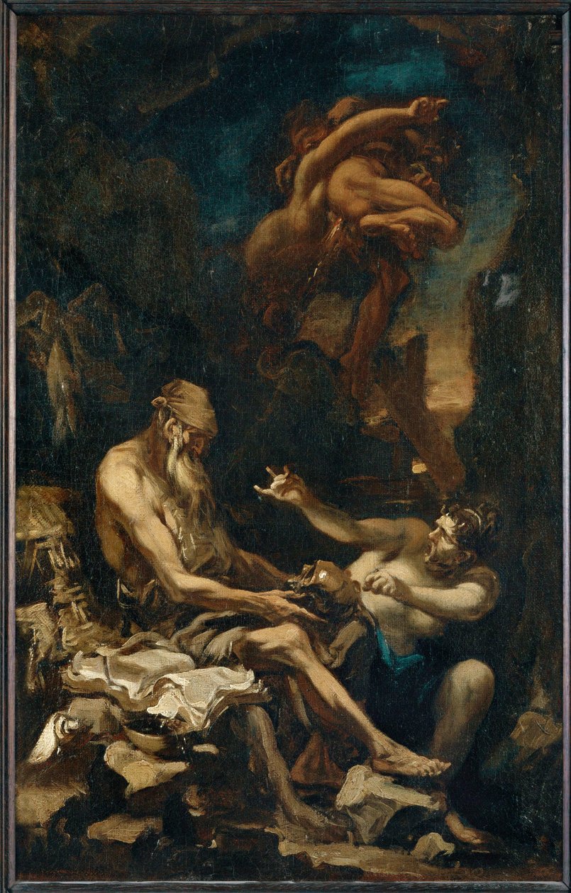 The Temptation of Saint Anthony the Great by Alessandro (style of) Magnasco