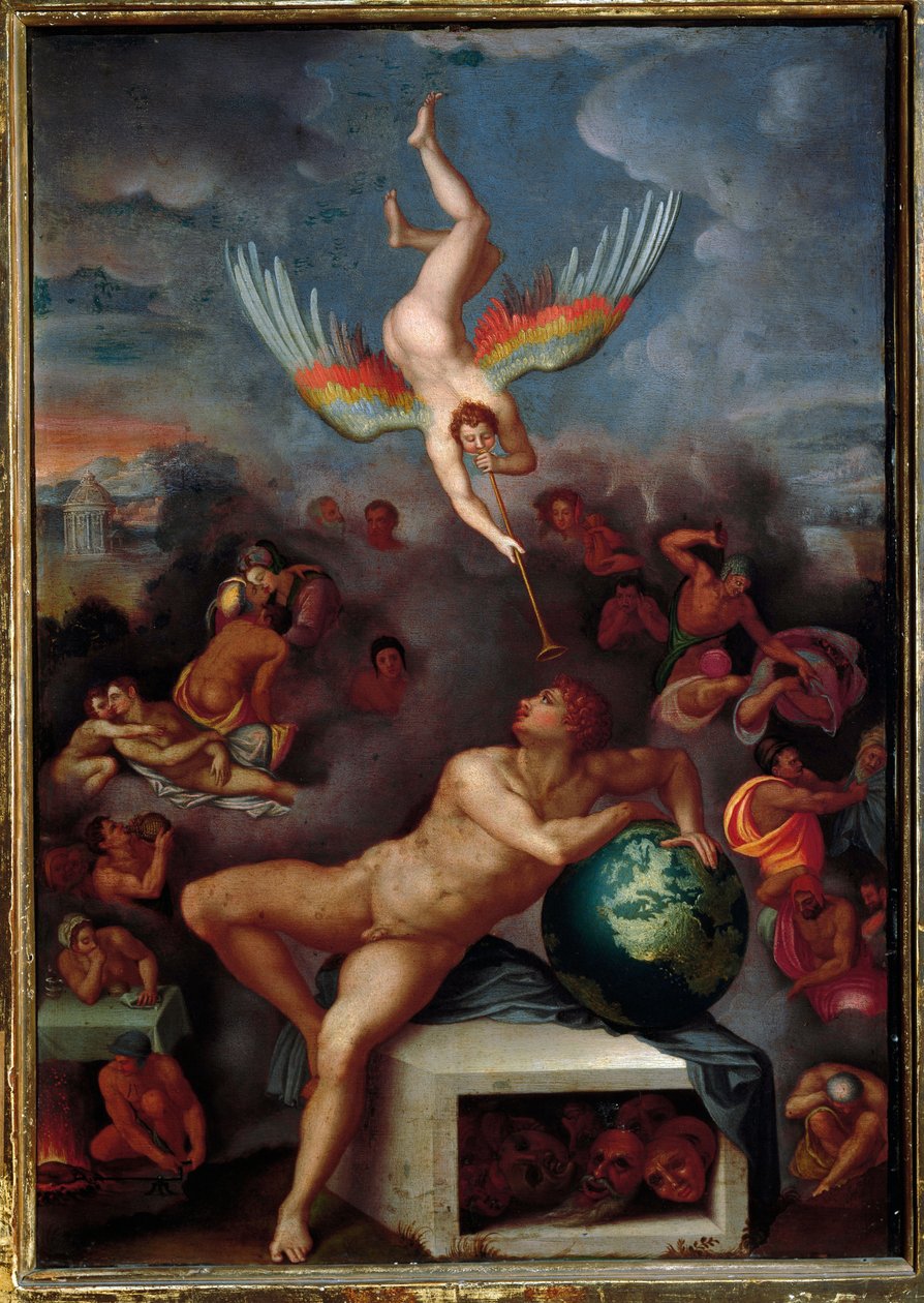Allegory of Human Life. Painting, circa 1590 by Alessandro Allori