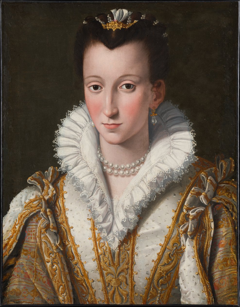 Portrait of Eleonora di Garzia di Toledo, called Dianora (?) by Alessandro Allori