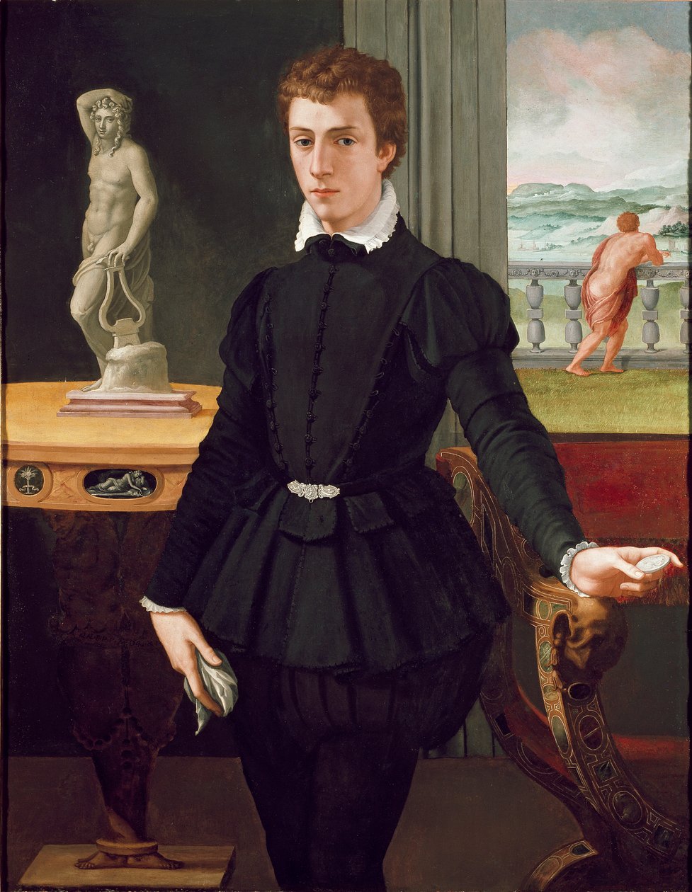 Portrait of a Young Man (post 1560) by Alessandro Allori