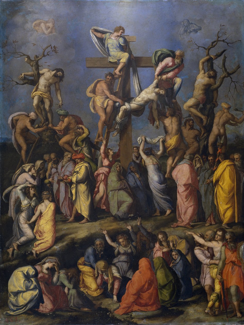 The Descent from the Cross by Alessandro Allori