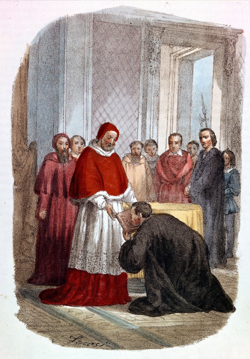 Clement VII (1478 - 1534, Jules de Medicis) Accepts the Dedication of the 