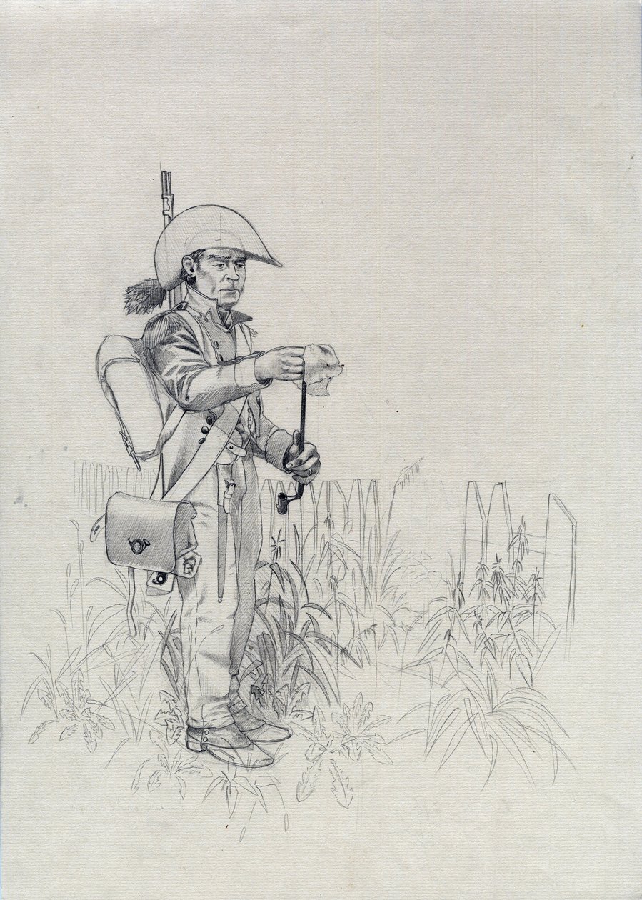 Soldier of the Napoleonic Army, Infantry Hunter by Alessandro Lonati