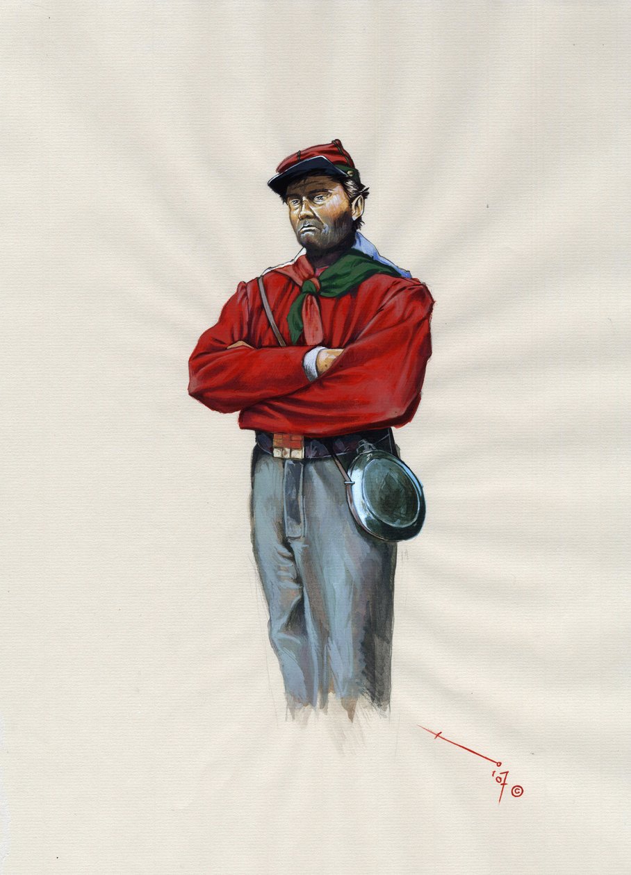 Second Empire: Italian unification, volunteer officer of the Garibaldian army known as 