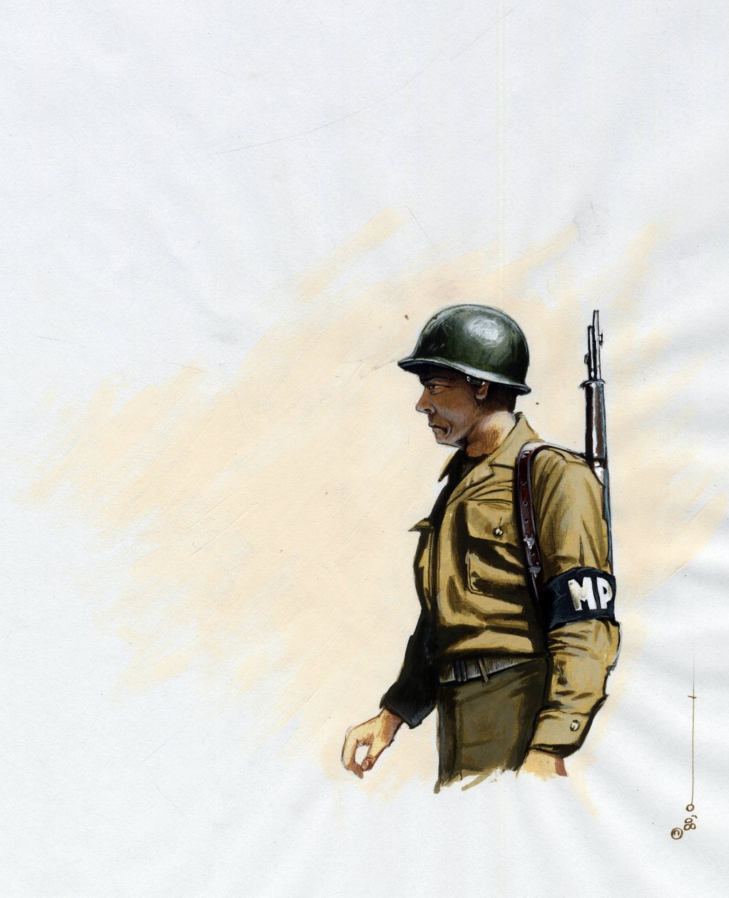 Second World War 1939-1945: soldier of the American army between 1943 and 1945 by Alessandro Lonati
