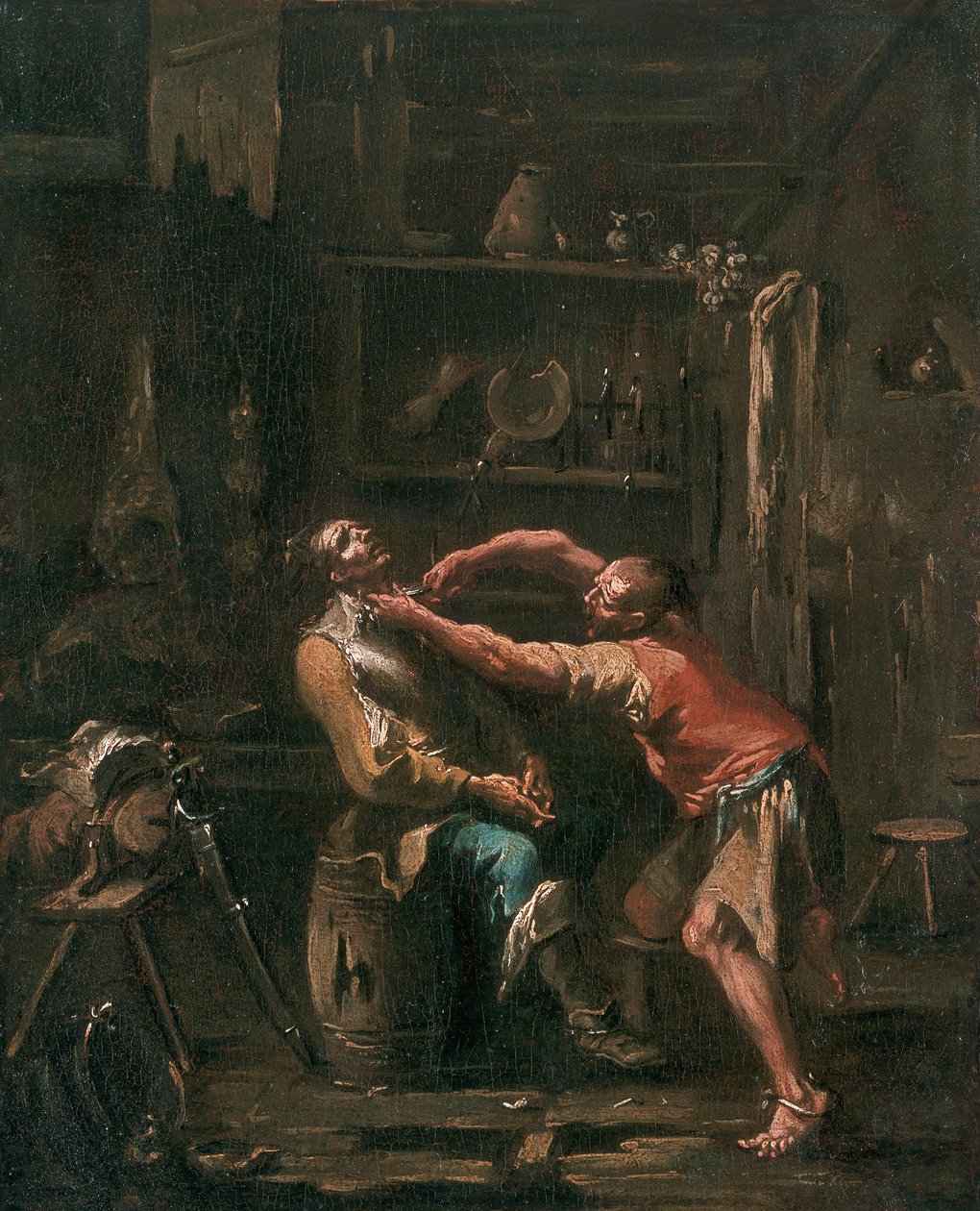 The Village Barber by Alessandro Magnasco
