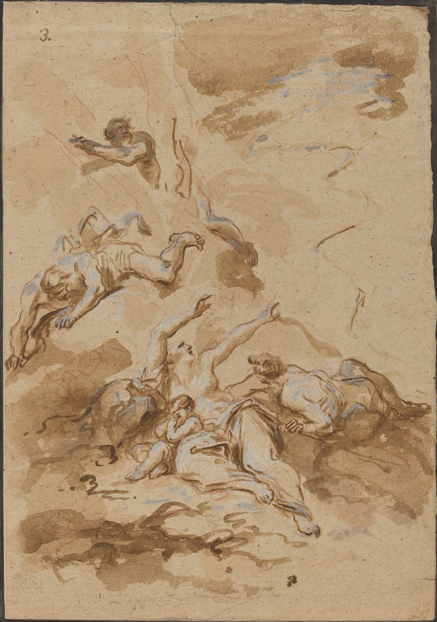 Figures in a Storm by Alessandro Magnasco