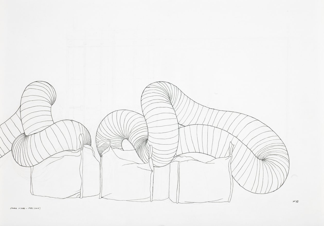 Grudie Hydro - Pipes and Tote Bags by Alex Dunn