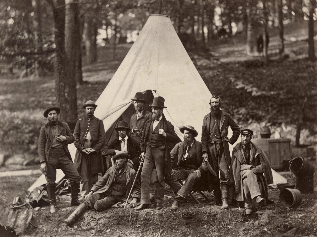 Group of Guides for the Army of the Potomac by Alexander Gardner