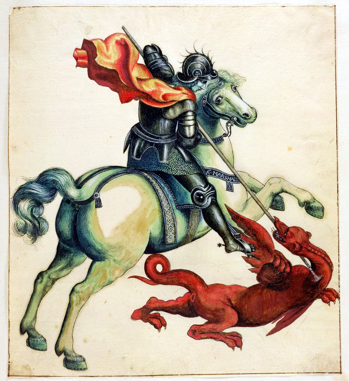 St. George and the Dragon, from 