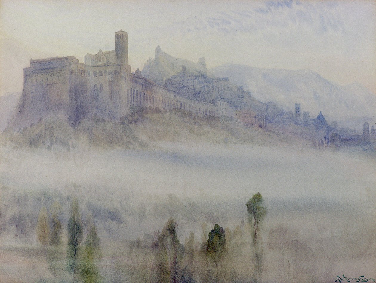 Assisi, Early Morning by Alexander Wallace Rimington