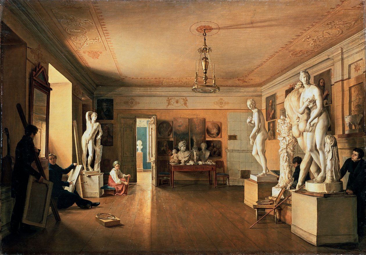 Atelier of the Artist Alexei Venetsianov in St Petersburg by Alexander Alexeyev