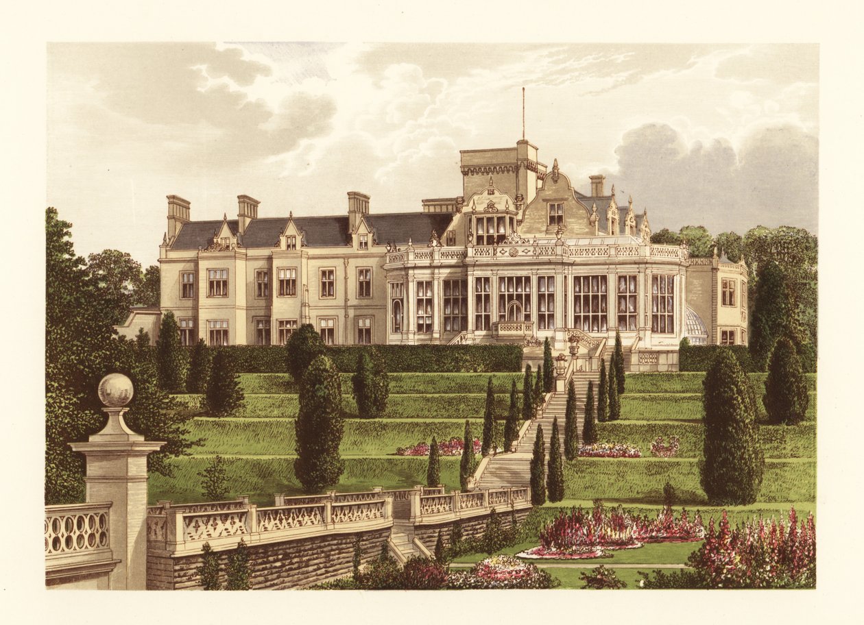 Easton Hall, Lincolnshire, England by Alexander Francis (after) Lydon