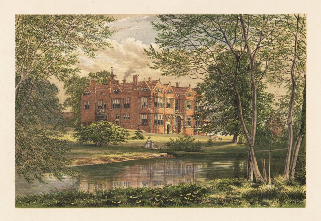 Franks Hall, Farningham, Kent, England by Alexander Francis (after) Lydon