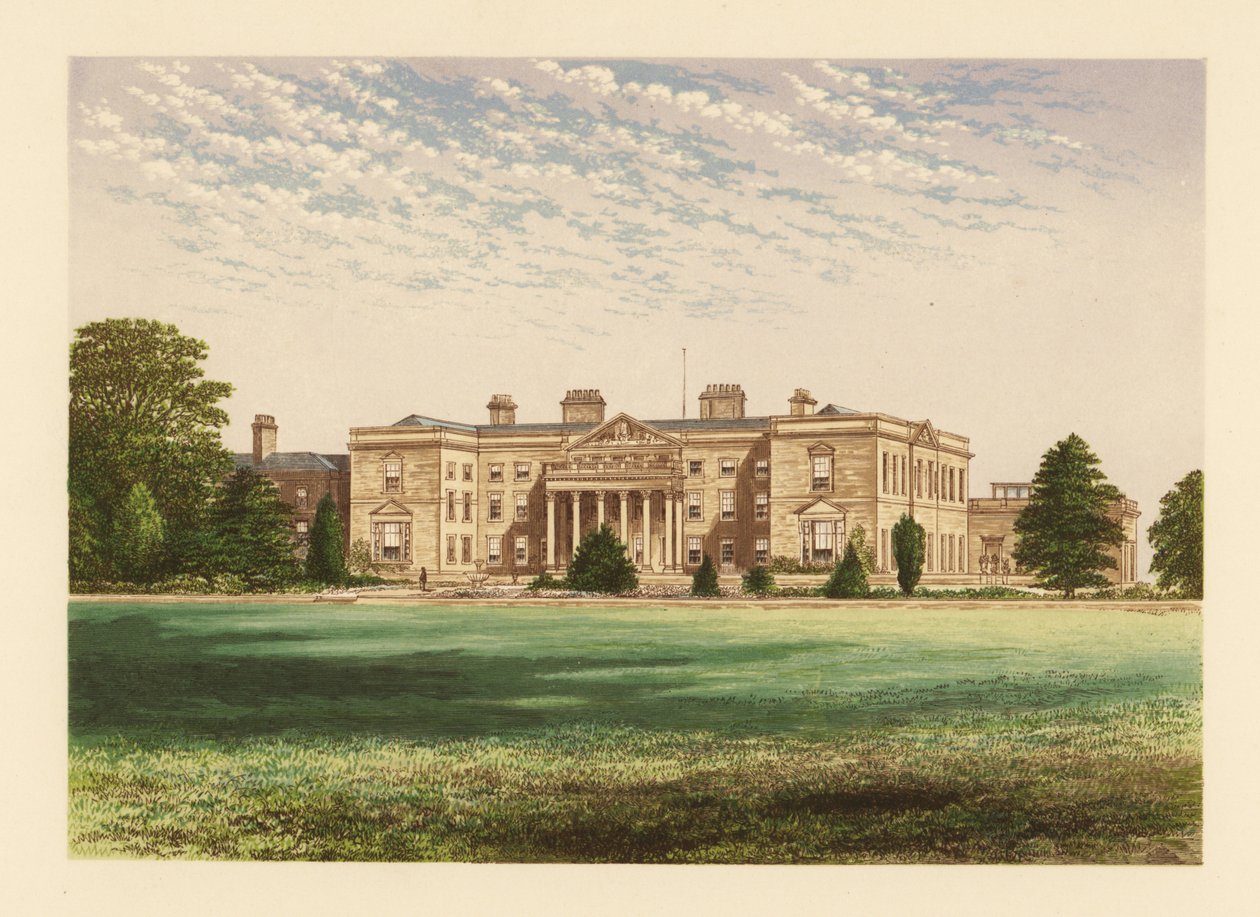 Gopsall Hall, Leicestershire, England by Alexander Francis (after) Lydon