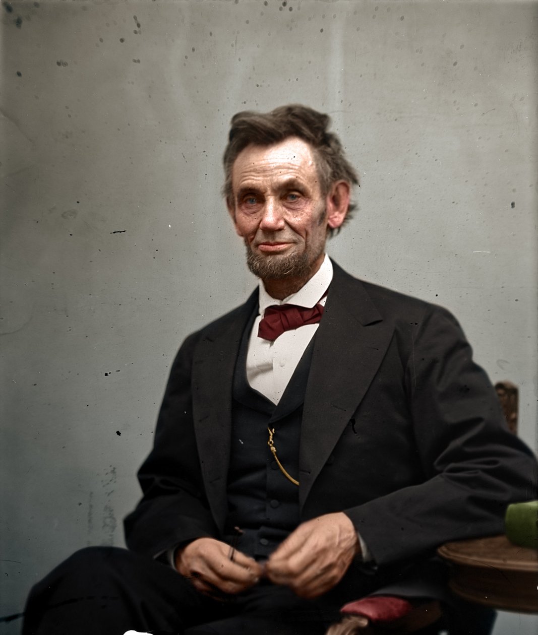 Abraham Lincoln in February of 1865, Colorized by Alexander Gardner