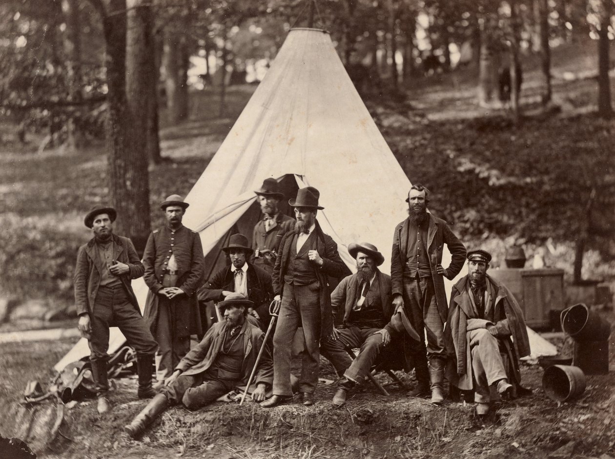 Group of Guides for the Army of the Potomac by Alexander Gardner