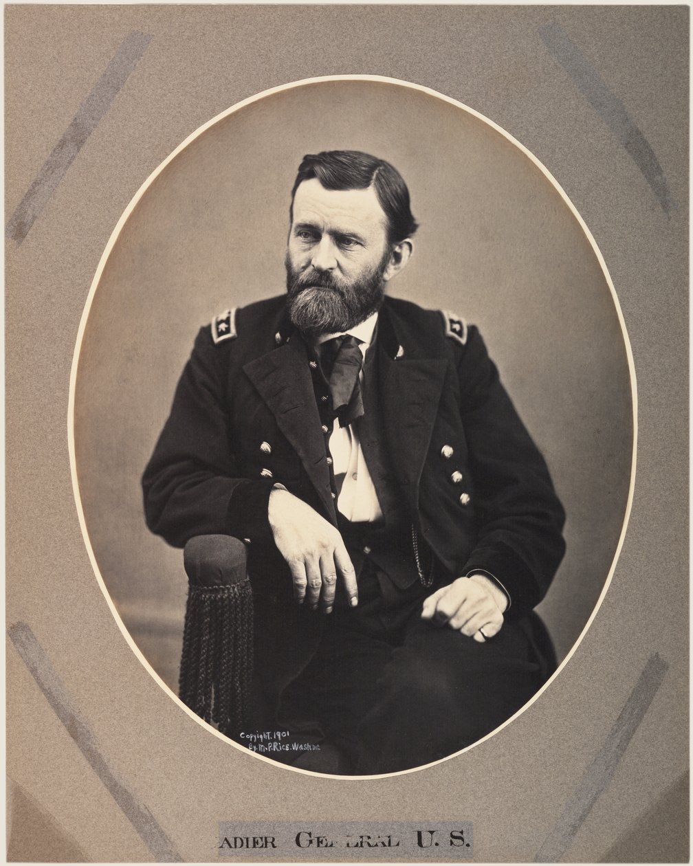 Platinum Rice Print of Ulysses S. Grant, 1865, Printed 1901 by Alexander Gardner